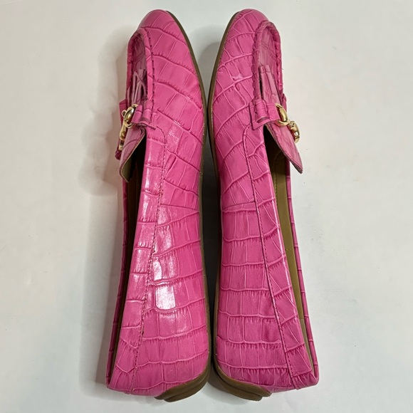 NWT Talbots Everson Horsebit Embossed Loafer Pink Autumn Rose 8.5 - Picture 4 of 10